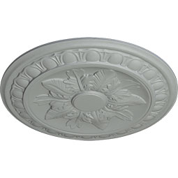 Ekena Millwork - CM17EX_P - Endurathane Exeter Ceiling Medallion, 17 3/4"OD x 1 1/8"P (Fits Canopies up to 3 1/8")