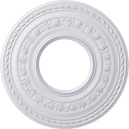 Ekena Millwork - CM29AT_P - Endurathane Anthony Ceiling Medallion, 29 3/8"OD x 11 5/8"ID x 1 1/8"P (Fits Canopies up to 11 5/8")