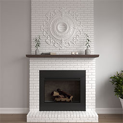 Ekena Millwork - CM38OL_P - Endurathane Orleans Ceiling Medallion, 38 3/8"OD x 6 5/8"ID x 2 7/8"P (Fits Canopies up to 8 1/4")