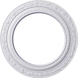 Ekena Millwork - CM12AD_P - Endurathane Andrea Ceiling Medallion, 12"OD x 8"ID x 1/2"P (Fits Canopies up to 8")