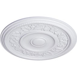 Ekena Millwork - CM16TY_P - Endurathane Tyrone Ceiling Medallion, 16 1/8"OD x 3/4"P (Fits Canopies up to 6 3/4")
