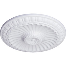 Ekena Millwork - CM11LI_P - Endurathane Linus Ceiling Medallion, 11 1/4"OD x 1 1/8"P
