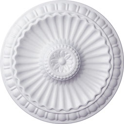 Ekena Millwork - CM11LI_P - Endurathane Linus Ceiling Medallion, 11 1/4"OD x 1 1/8"P