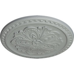 Ekena Millwork - CM16ER_P - Endurathane Emeryville Ceiling Medallion, 16 7/8"OD x 5/8"P