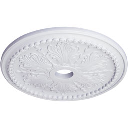Ekena Millwork - CM27WI_P - Endurathane Winsor Ceiling Medallion, 27 1/2"OD x 4"ID x 1 1/2"P (Fits Canopies up to 4")