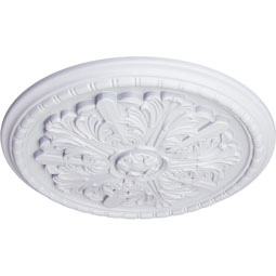 Ekena Millwork - CM17WA_P - Endurathane Washington Ceiling Medallion, 17 1/8"OD x 1 1/2"P (Fits Canopies up to 2 7/8")