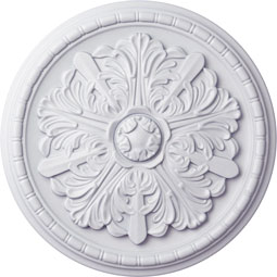 Ekena Millwork - CM17WA_P - Endurathane Washington Ceiling Medallion, 17 1/8"OD x 1 1/2"P (Fits Canopies up to 2 7/8")