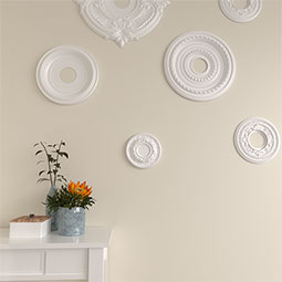 Ekena Millwork - CM07OD_P - Endurathane Odessa Ceiling Medallion, 7 1/2"OD x 1 1/8"P (Fits Canopies up to 2 1/2")