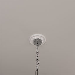 Ekena Millwork - CM07OD_P - Endurathane Odessa Ceiling Medallion, 7 1/2"OD x 1 1/8"P (Fits Canopies up to 2 1/2")