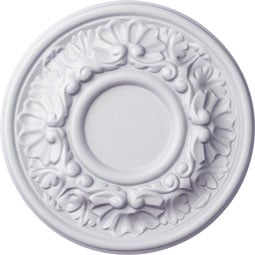 Ekena Millwork - CM07OD_P - Endurathane Odessa Ceiling Medallion, 7 1/2"OD x 1 1/8"P (Fits Canopies up to 2 1/2")