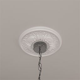 Ekena Millwork - CM11WA_P - Endurathane Wakefield Ceiling Medallion, 11 3/4"OD x 1 1/4"P (Fits Canopies up to 3 5/8")