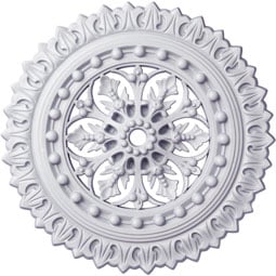 Ekena Millwork - CM18SK_P - Endurathane Sellek Ceiling Medallion, 18 1/2"OD x 7/8"ID x 1 1/2"P (Fits Canopies up to 1 1/8")