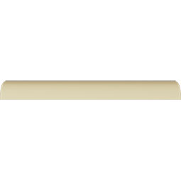 Ekena Millwork - MLD01X01X02BE - Endurathane Bedford Cove Mini Crown Moulding, 1 1/2"H x 1 1/2"P x 2 1/4"F x 94 1/2"L, Factory Primed