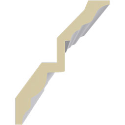 Ekena Millwork - MLD06X04X07AX - Endurathane Alexa Crown Moulding, 6 1/4"H x 4 3/4"P x 7 7/8"F x 94 1/2"L, Factory Primed