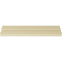Ekena Millwork - MLD06X04X07AX - Endurathane Alexa Crown Moulding, 6 1/4"H x 4 3/4"P x 7 7/8"F x 94 1/2"L, Factory Primed