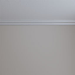Ekena Millwork - MLD02X02X03AT - Endurathane Anthony Crown Moulding, 2 1/2"H x 2 1/8"P x 3 3/4"F x 94 1/2"L, Factory Primed