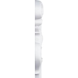 Ekena Millwork - PML13X10PM-L - Endurathane Pompeii Panel Moulding Corner, 14 1/4"W x 10 5/8"H x 1 1/8"P, Left (matches moulding PML02X00PO), Factory Primed