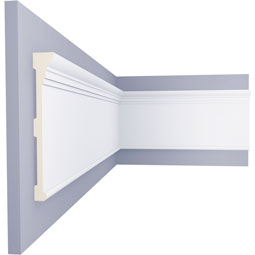 Ekena Millwork - PML07X01OD - Endurathane Odessa Panel Moulding, 7 3/4"H x 1 1/8"P x 94 1/2"L, Factory Primed