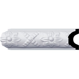 Ekena Millwork - PML01X01SK - Endurathane Sellek Panel Moulding, 1 3/4"H x 1"P x 94 1/2"L, Factory Primed