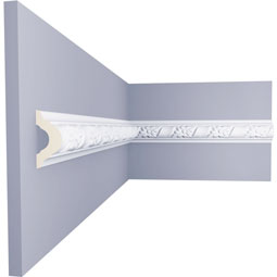 Ekena Millwork - PML01X00KD - Endurathane Kendall Panel Moulding, 1 5/8"H x 3/4"P x 94 1/2"L, Factory Primed