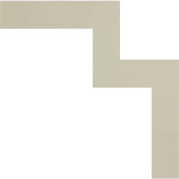 Ekena Millwork - PML11X11SK - Endurathane Sellek Panel Moulding Corner, 12 1/8"W x 11 1/8"H (matches moulding PML01X01SK), Factory Primed