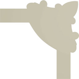 Ekena Millwork - PML13X13AR - Endurathane Artis Panel Moulding Corner, 13"W x 13"H (matches moulding PML01X00AR), Factory Primed