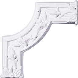 Ekena Millwork - PML06X06NE - Endurathane Sofia Panel Moulding Corner, 7 1/2"W x 6 1/2"H, Factory Primed