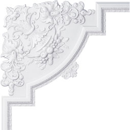 Ekena Millwork - PML28X28LO - Endurathane Loera Panel Moulding Corner, 28"W x 28"H x 3/4"P (matches moulding PML02X00LO), Factory Primed