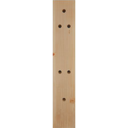 Ekena Millwork - BKTOBOA01 - Balboa Traditional Rough Sawn Bracket w/ Offset Brace