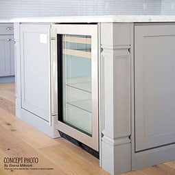 Ekena Millwork - COLTR - AmeriCraft Traditional Cabinet Column, 3 3/4"W x 3 3/4"D x 35 1/2"H, Bottom Block: 7 1/8")