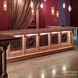 Ekena Millwork - COLKE - AmeriCraft Kent Raised Panel Cabinet Column, 3 3/4"W x 3 3/4"D x 35 1/2"H, Bottom Block: 7 1/8")