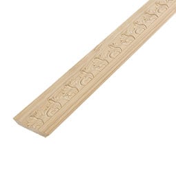 Ekena Millwork - MLD03X03X05AC - 3 1/4"H x 3 5/8"P x 5"F x 94 1/2"L Acanthus Leaf Carved Wood Crown Moulding