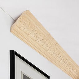 Ekena Millwork - MLD03X03X05AC - 3 1/4"H x 3 5/8"P x 5"F x 94 1/2"L Acanthus Leaf Carved Wood Crown Moulding
