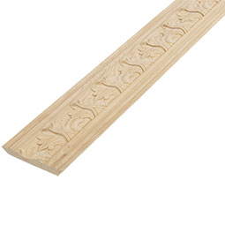 Ekena Millwork - SAMPLE-MLD04X05X06AC - SAMPLE - AmeriCraft Acanthus Leaf Carved Wood Crown Moulding, 4 1/2"H x 5"P x 6 3/4"F x 12"L
