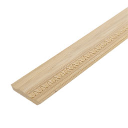 Ekena Millwork - SAMPLE-MLD03X03X05LA - SAMPLE - AmeriCraft Lanarkshire Carved Wood Crown Moulding, 3 5/8"H x 3 1/2"P x 5"F x 12"L