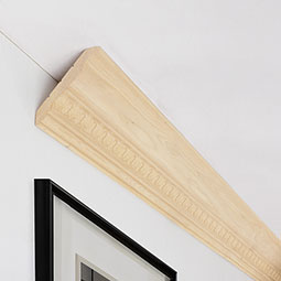 Ekena Millwork - SAMPLE-MLD03X03X05LA - SAMPLE - AmeriCraft Lanarkshire Carved Wood Crown Moulding, 3 5/8"H x 3 1/2"P x 5"F x 12"L