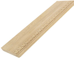 Ekena Millwork - SAMPLE-MLD04X04X06LA - SAMPLE - AmeriCraft Lanarkshire Carved Wood Crown Moulding, 4 7/8"H x 4 3/4"P x 6 3/4"F x 12"L