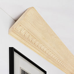 Ekena Millwork - SAMPLE-MLD04X04X06LA - SAMPLE - AmeriCraft Lanarkshire Carved Wood Crown Moulding, 4 7/8"H x 4 3/4"P x 6 3/4"F x 12"L