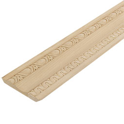 Ekena Millwork - SAMPLE-MLD05X04X06BE - SAMPLE - AmeriCraft Bedford Carved Wood Crown Moulding, 5 1/2"H x 4"P x 6 3/4"F x 12"L