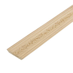 Ekena Millwork - SAMPLE-MLD03X03X05ME - SAMPLE - AmeriCraft Medway Carved Wood Crown Moulding, 3 1/2"H x 3 5/8"P x 5"F x 12"L