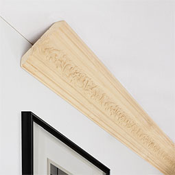 Ekena Millwork - SAMPLE-MLD03X03X05ME - SAMPLE - AmeriCraft Medway Carved Wood Crown Moulding, 3 1/2"H x 3 5/8"P x 5"F x 12"L