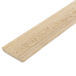 Ekena Millwork - SAMPLE-MLD04X04X06ME - SAMPLE - AmeriCraft Medway Carved Wood Crown Moulding, 4 3/4"H x 4 7/8"P x 6 3/4"F x 12"L