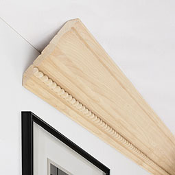 Ekena Millwork - SAMPLE-MLD04X04X06AD - SAMPLE - AmeriCraft Andrea Rope Carved Wood Crown Moulding, 4 3/4"H x 4 7/8"P x 6 3/4"F x 12"L