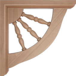  - BKTWAD - AmeriCraft Andrea Wood Bracket