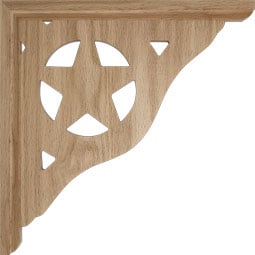  - BKTWAU - AmeriCraft Austin Wood Bracket