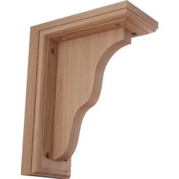  - BKTWHA - AmeriCraft Hamilton Traditional Wood Bracket
