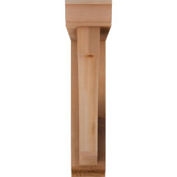 Ekena Millwork - BKTOIMP01 - Imperial Traditional Rough Sawn Bracket w/ Offset Brace