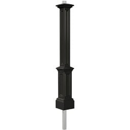 Mayne, Inc. - MP5835 - 9 1/2"W x 9 1/2"D x 72"H Signature Lamp Post, Post & Mount