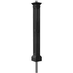 Mayne, Inc. - MP5836 - 9 3/8"W x 9 3/8"D x 72"H Liberty Lamp Post, Post & Mount