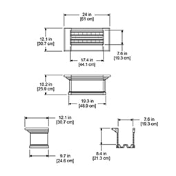 Mayne, Inc. - MP4824 - Yorkshire Window Box with Installation Brackets